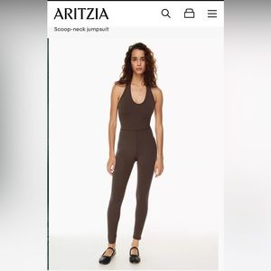 Aritzia halter neck jumpsuit sz small